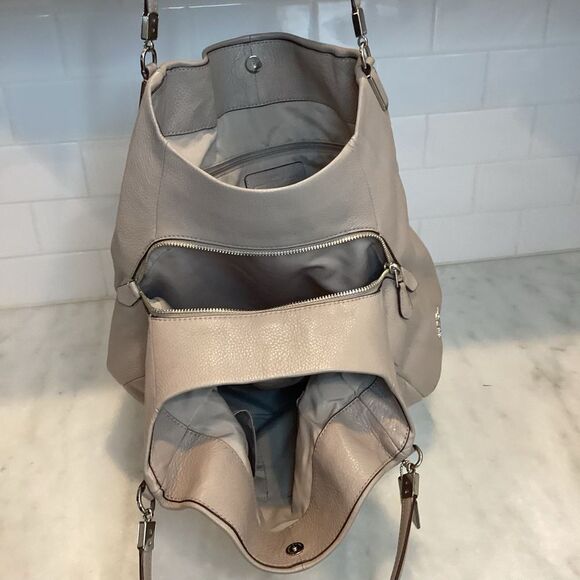 Coach Madison Pebbled Leather Phoebe Shoulder Bag - Picture 11 of 15